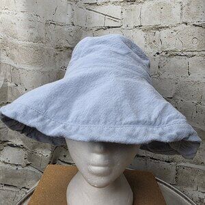 Vintage Y2K Sun n Sand Blue Bucket Hat Adjustable Retro Cotton